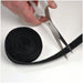 Cable Tidy Hook&Loop Band 1.2m Black Reusable