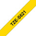 Brother Tze-Fx651 Black On Yellow Flexible Id Labelling Tape 9mm Wide