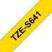 Brother Pro Tape Tze-S641 Strong Adhesive Tape Black On Yellow 18Mm