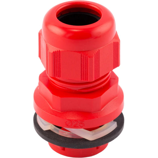 Cable Gland Smartfit M25 Pack=5 25mm Red Polyamide Quick Fitting
