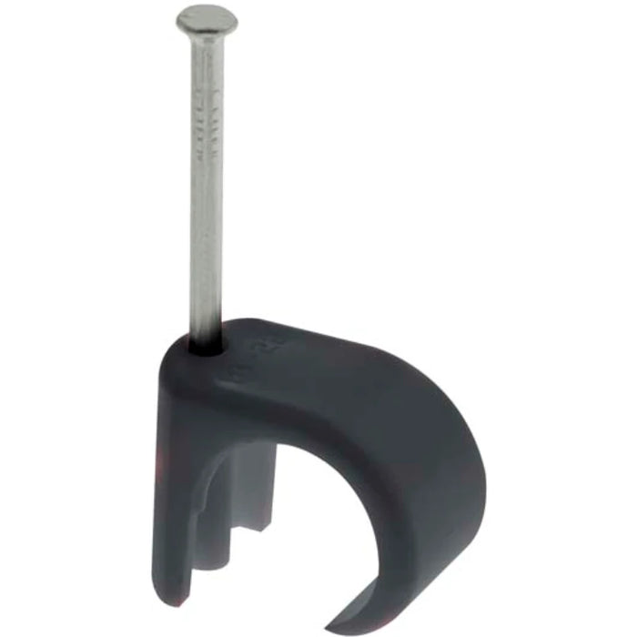 Black 14 - 20mm (Round Cable) Cable Clips