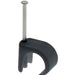 Black 14 - 20mm (Round Cable) Cable Clips