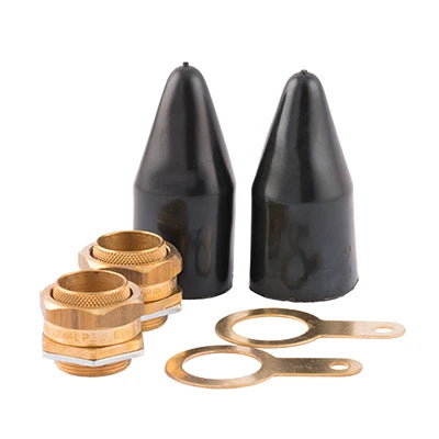 40mm 2 Part Indoor Brass Gland Pack