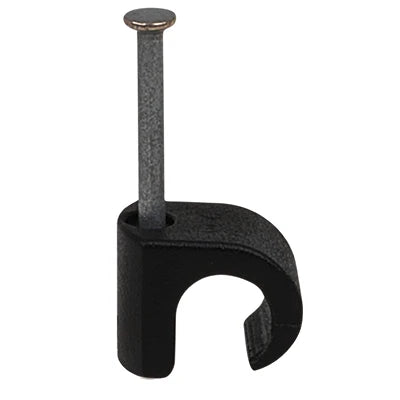 Cable Clip 7-10mm Round Cable Black