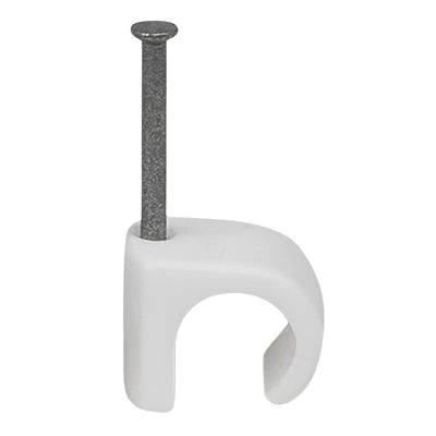 Cable Clip 14-20mm Round Cable White