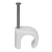 Cable Clip 14-20mm Round Cable White