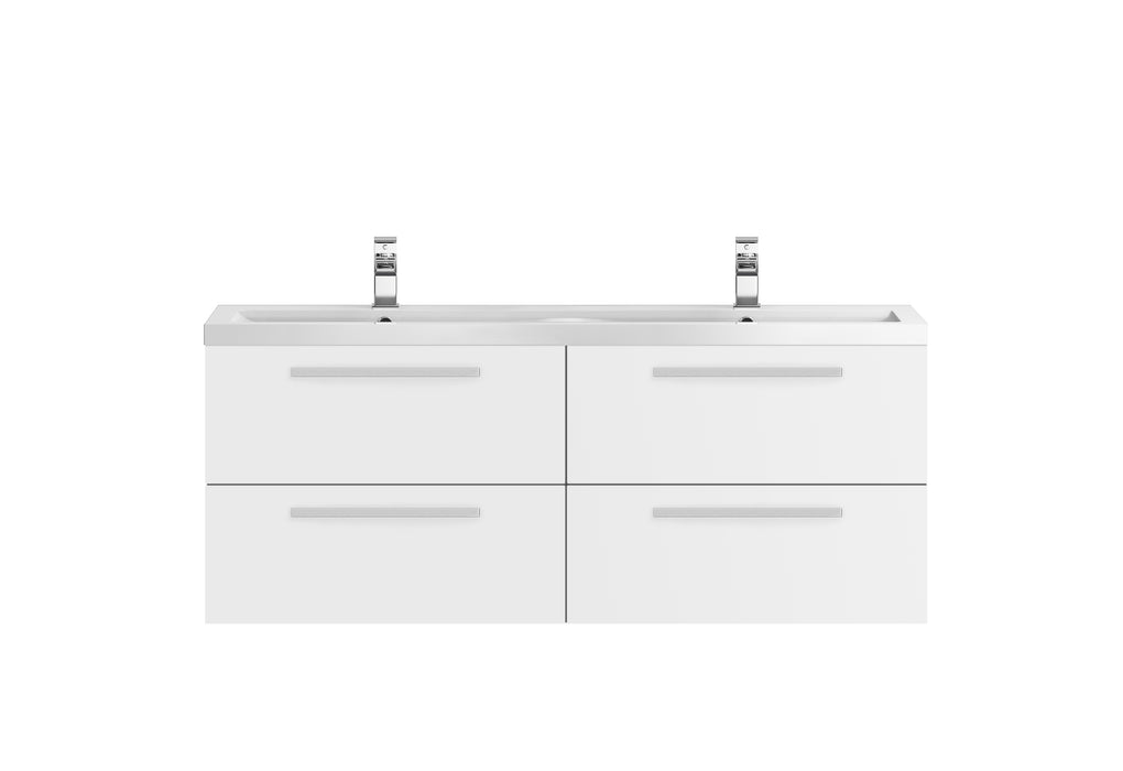 1440mm Double Cabinet & Basin Hudson Reed