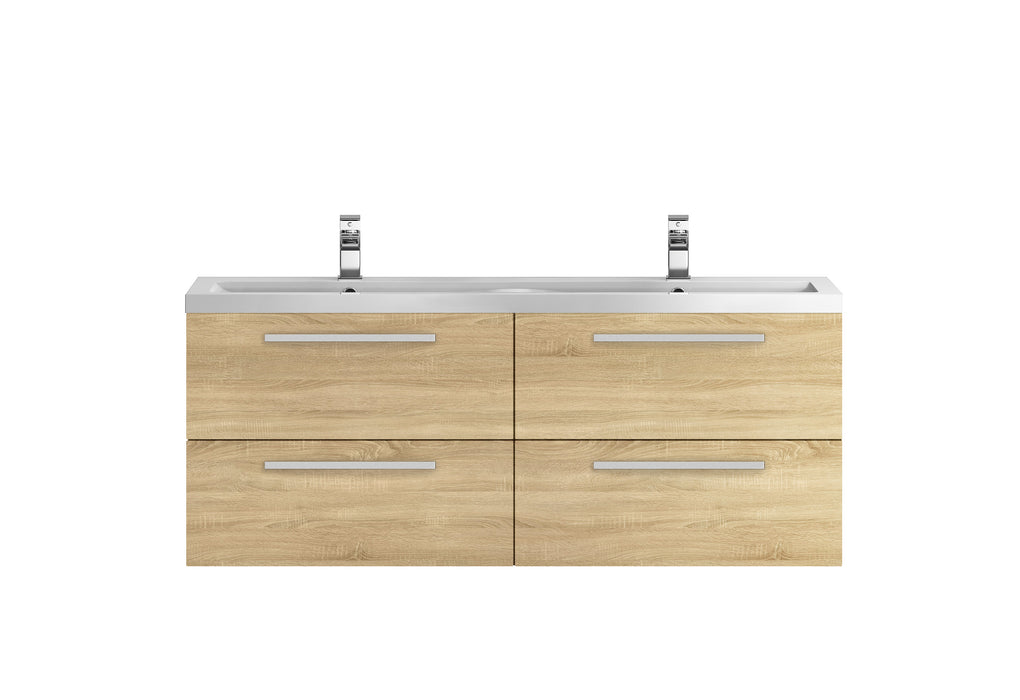 1440mm Double Cabinet & Basin Hudson Reed