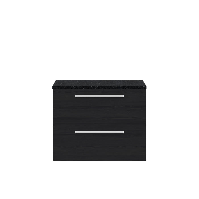 720mm Cabinet & Sparkling Black Worktop Hudson Reed