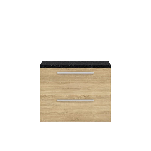 720mm Cabinet & Sparkling Black Worktop Hudson Reed