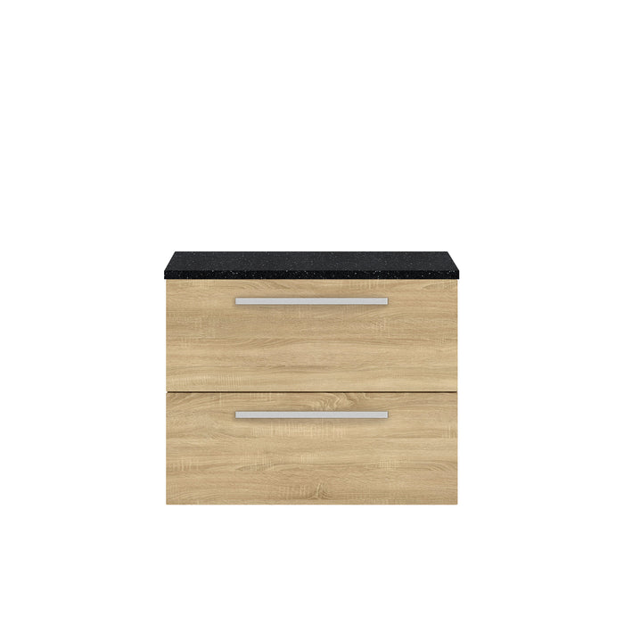 720mm Cabinet & Sparkling Black Worktop Hudson Reed