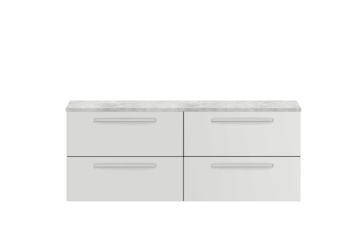 1440mm Double Cabinet & Grey Worktop Hudson Reed