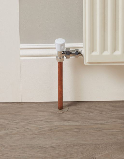 Wood & Laminate Flooring - Finishing Touches - Harbour Grey Radiator Rings