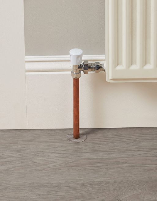 Wood & Laminate Flooring - Finishing Touches - Rustic Grey Radiator Rings