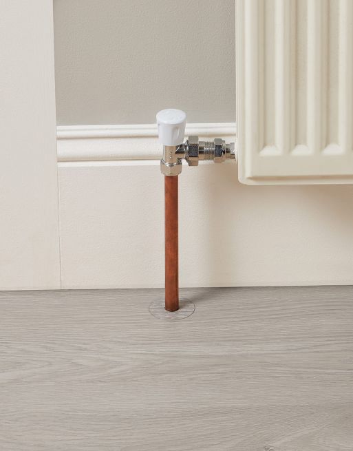 Wood & Laminate Flooring - Finishing Touches - Boulder Grey Radiator Rings