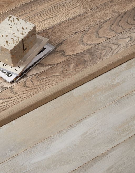 Wood & Laminate Flooring - Finishing Touches - Light Grey Oak Ramp Profile