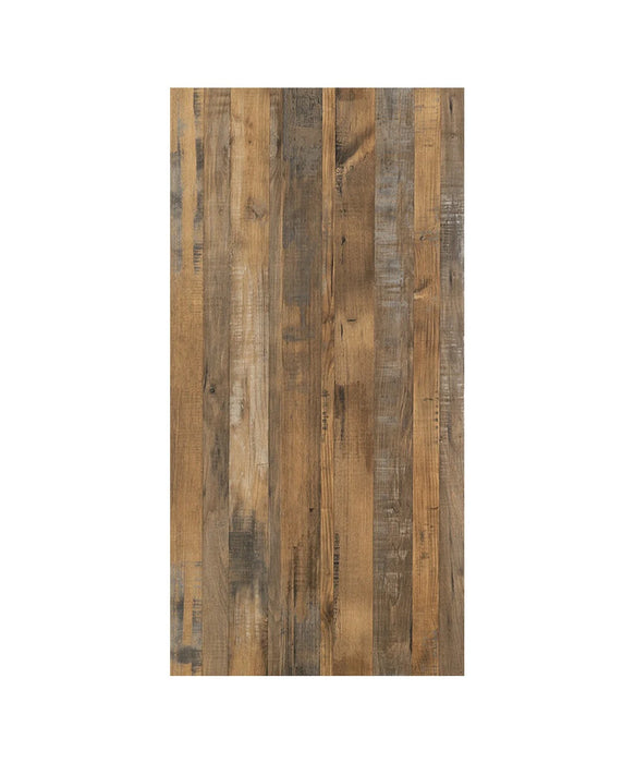 Salvaged Plank Elm Wood Effect Laminate Unlipped Wall Panel (240cm x 90cm)