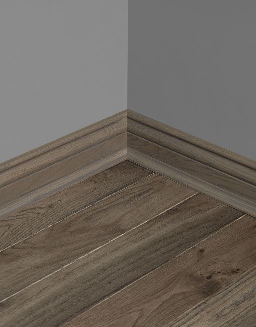 Wood & Laminate Flooring - Finishing Touches - Dark Grey Oak Scotia Beading