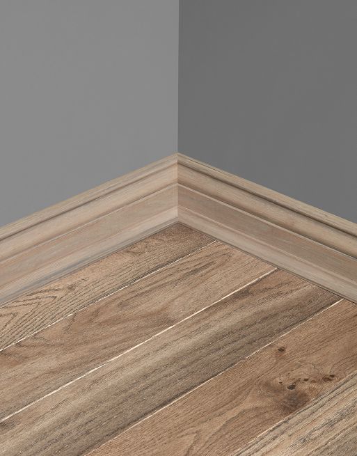 Wood & Laminate Flooring - Finishing Touches - Light Grey Oak Scotia Beading