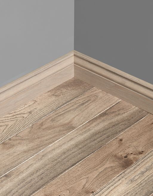 Wood & Laminate Flooring - Finishing Touches - Light Grey Oak Skirting