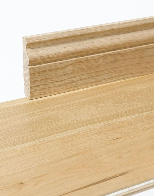 Wood & Laminate Flooring - Finishing Touches - Unfinished Oak Solid Wood Skirting