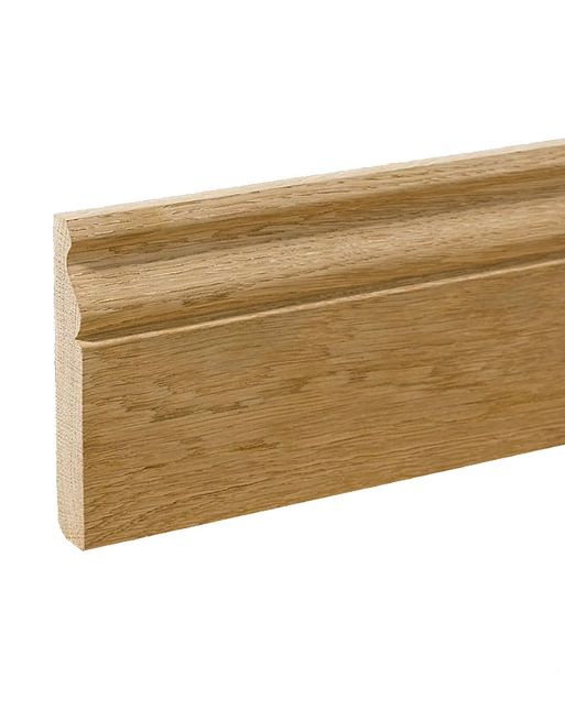 Wood & Laminate Flooring - Finishing Touches - Natural Oak Solid Wood Skirting