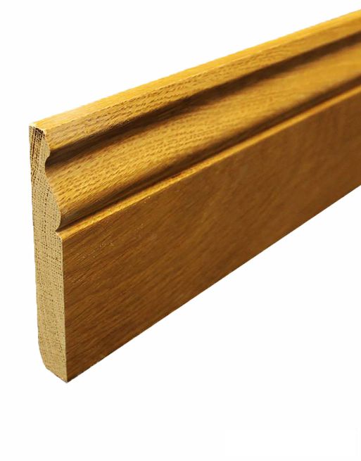 Wood & Laminate Flooring - Finishing Touches - Golden Oak Solid Wood Skirting