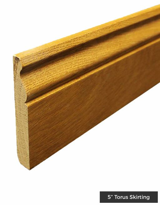 Wood & Laminate Flooring - Finishing Touches - Golden Oak Solid Wood Skirting