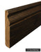 Wood & Laminate Flooring - Finishing Touches - Dark Brown Oak Solid Wood Skirting