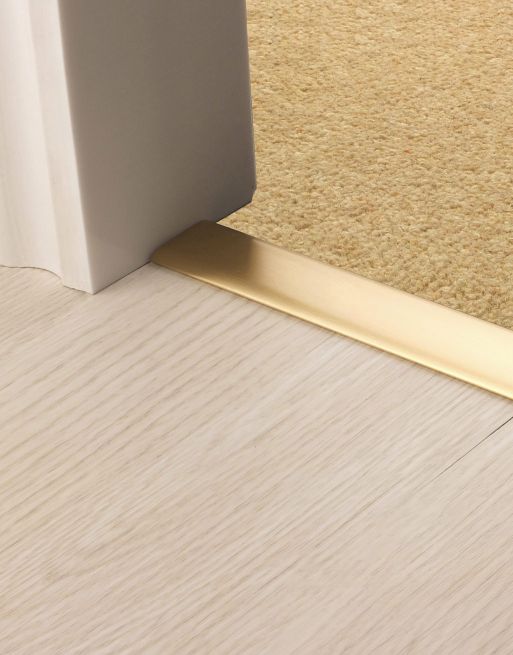 Satin Brass Elite Carpet to Laminate or Wood