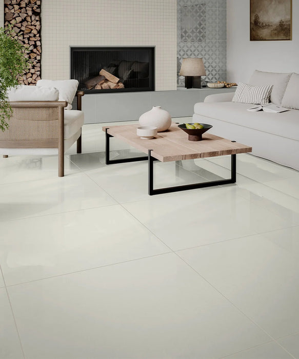 Regal® Vanilla Polished Tile (89.5cm x 89.5cm)