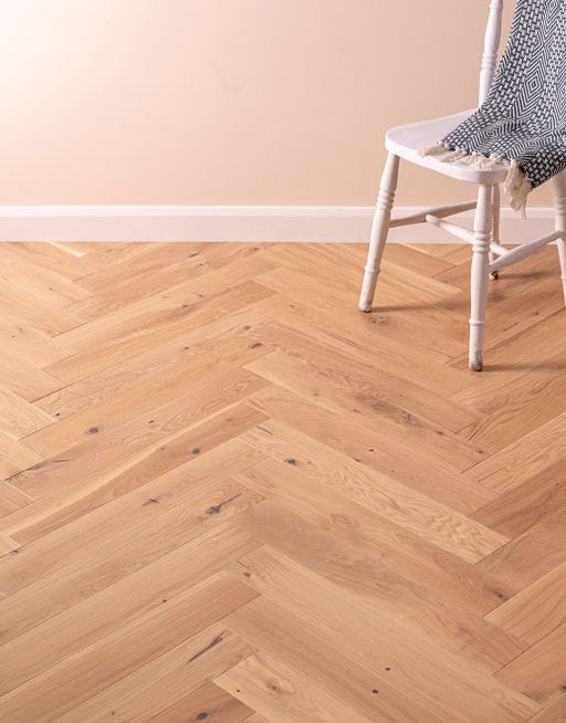 Engineered Wood Flooring - Carpenters Choice Herringbone - Vanilla Oak