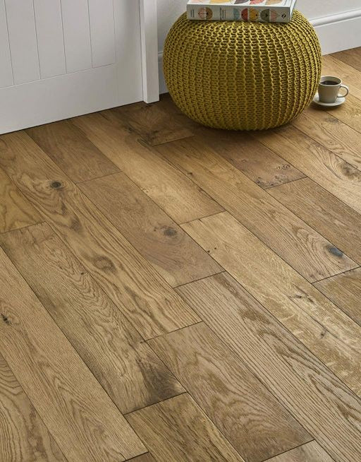 Engineered Wood Flooring - Loft  Natural Oak - Brushed & Oiled