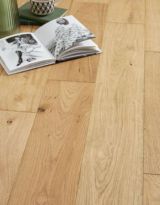 Engineered Wood Flooring -  Classic Natural Oak - Brushed & Oiled 