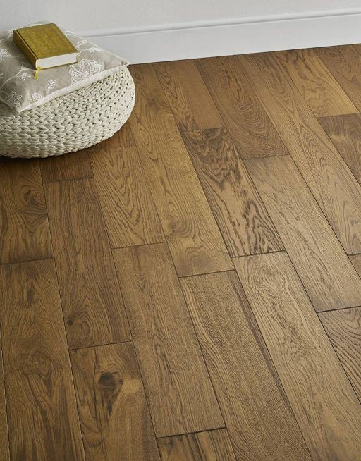 Engineered Wood Flooring - Loft Deep Golden Oak - Brushed & Oiled