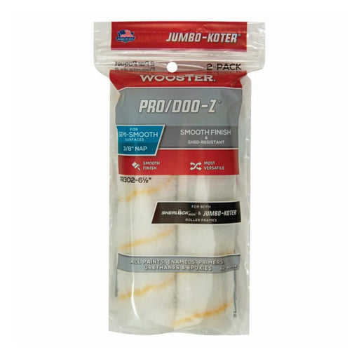 Wooster Jumbo-Koter Pro/Doo-Z 6.5" Mini-Roller Sleeve 2 Pack