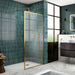 Full Outer Frame Wetroom Screen 1950x1000x8mm Hudson Reed