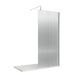 800mm Fluted Wetroom Screen with Support Bar Hudson Reed