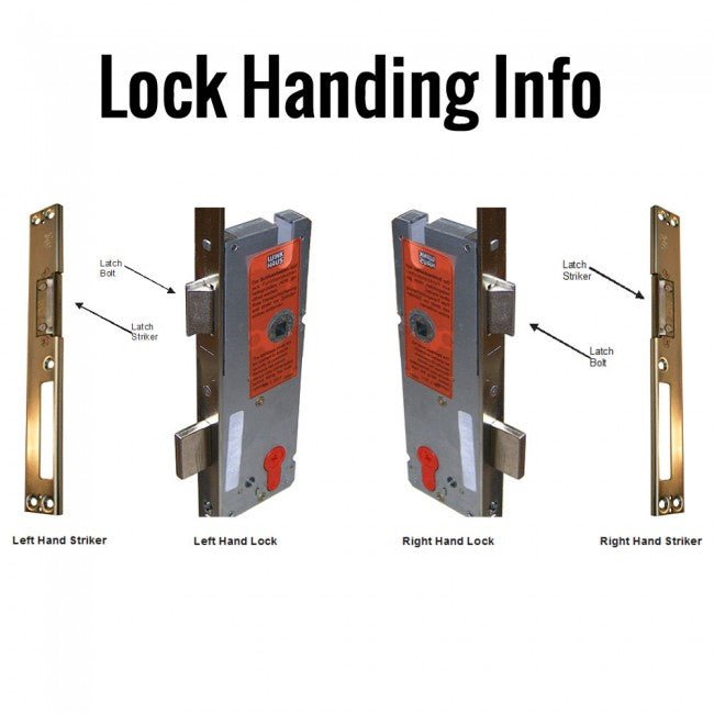 Winkhaus Trulock 4 Hook 35mm Backset Multi Point Door Lock - Split Spindle - Right Hand