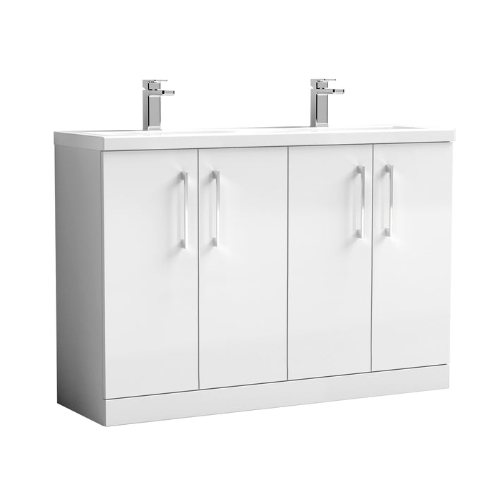 1200mm Floor Standing 4 Door Vanity & Double Basin 2