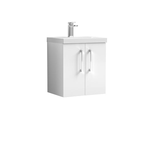 500mm Wall Hung 2 Door Vanity & Basin 1