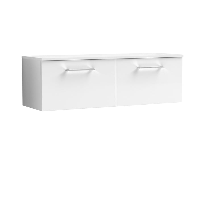 1200mm Wall Hung 2 Drawer Vanity & Worktop