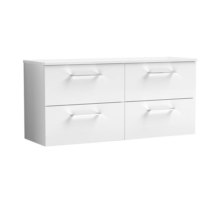 1200mm Wall Hung 4 Drawer Vanity & Worktop