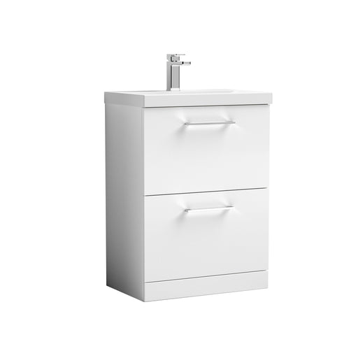 600mm Floor Standing 2 Drawer Vanity & Basin 1