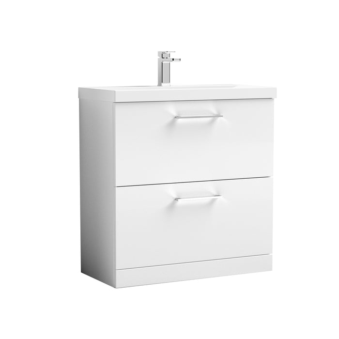 800mm Floor Standing 2 Drawer Vanity & Basin 1