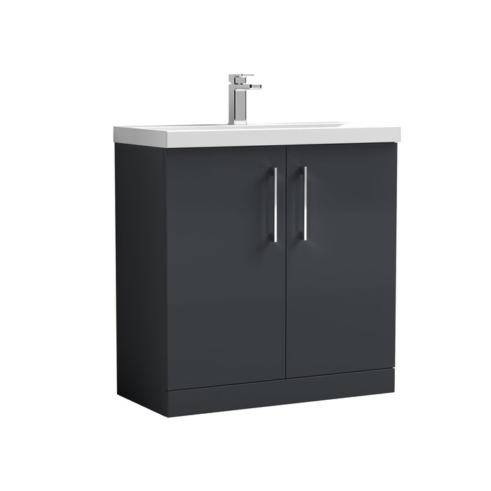 800mm Floor Standing 2 Door Vanity & Basin 1