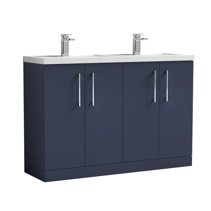 1200mm Floor Standing 4 Door Vanity & Double Basin 1