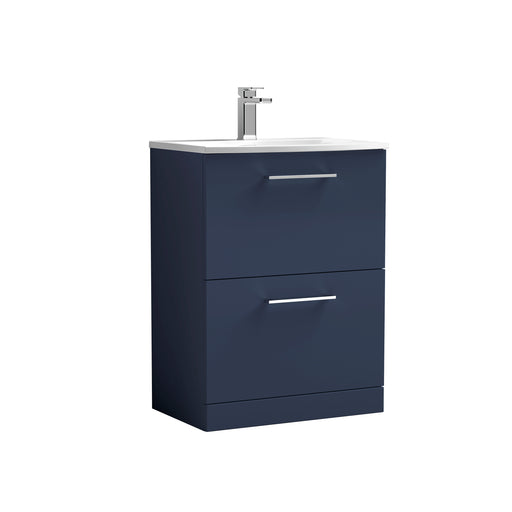 600mm Floor Standing 2 Drawer Vanity & Basin 4