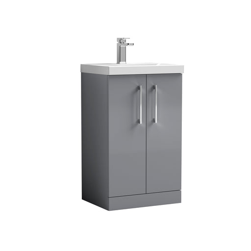 500mm Floor Standing 2 Door Vanity & Basin 1