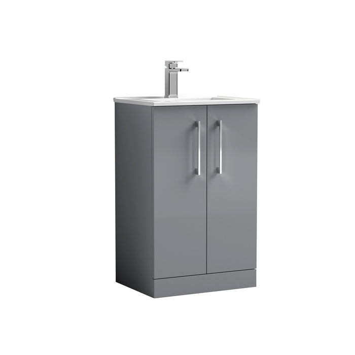 500mm Floor Standing 2 Door Vanity & Basin 2